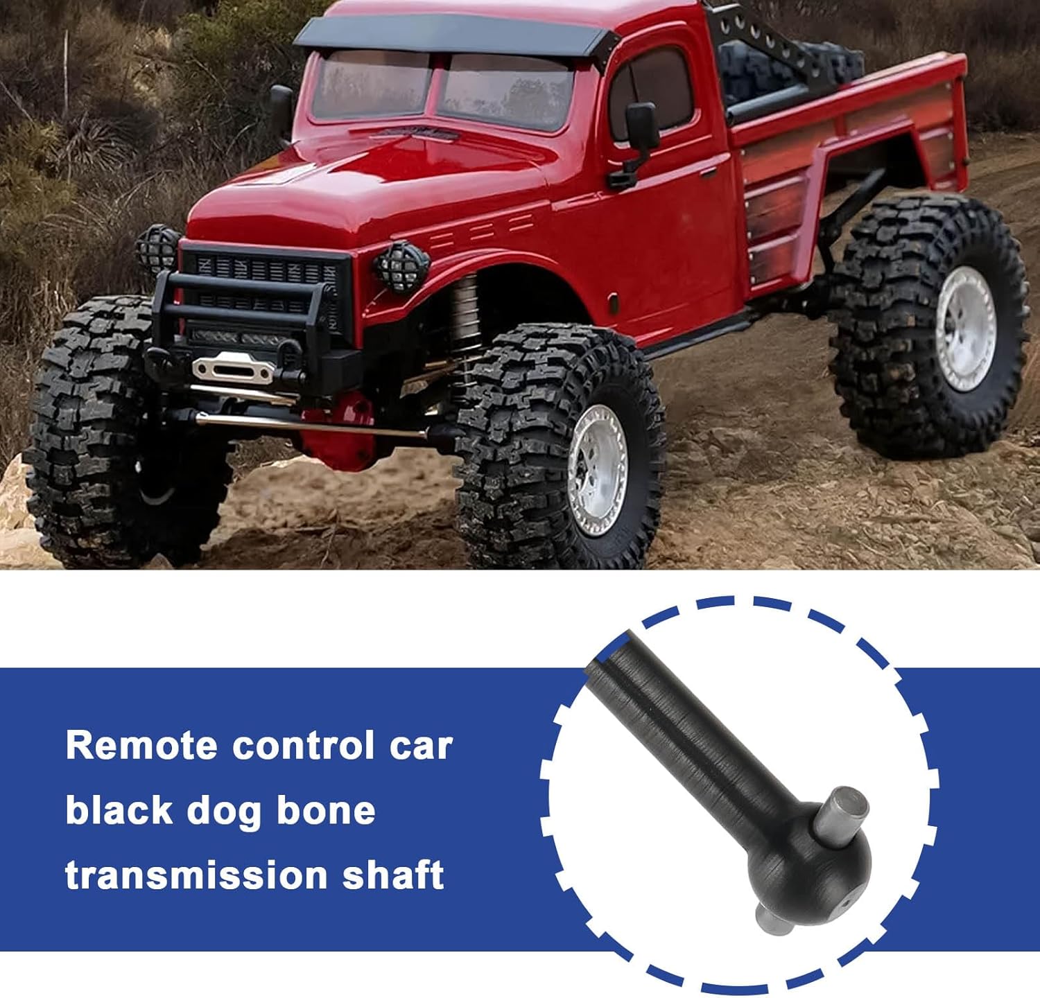 4pcs RC Car Drive Shafts 63mm/57mm Dog Bone Drive Shaft Centre Drive Joint Accessory Suitable for Common 1:6 1:8 1:10 1:12 RC Car Models