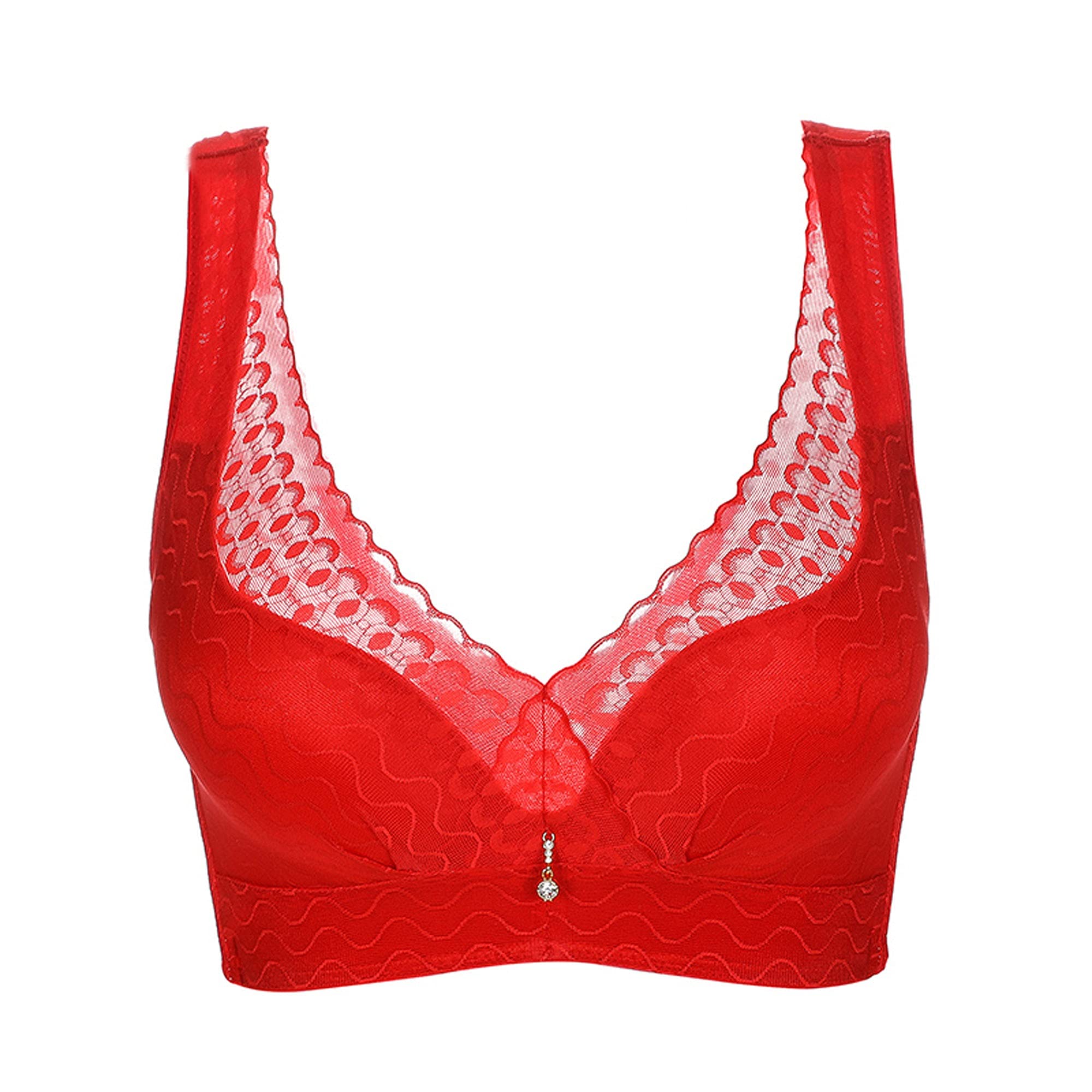 Sujetador deportivo de encaje sexy brasier push up para mujer