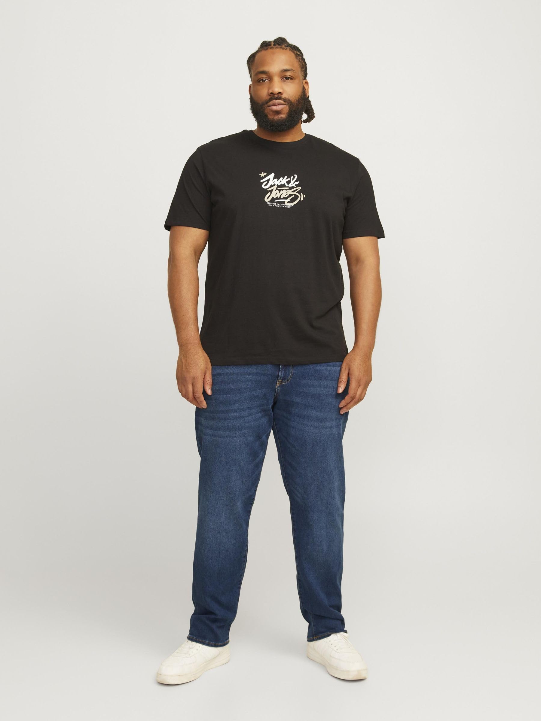JACK & JONES Jjimike Jjicon I.k. Sq 026 Pls - Dżins Mężczyźni