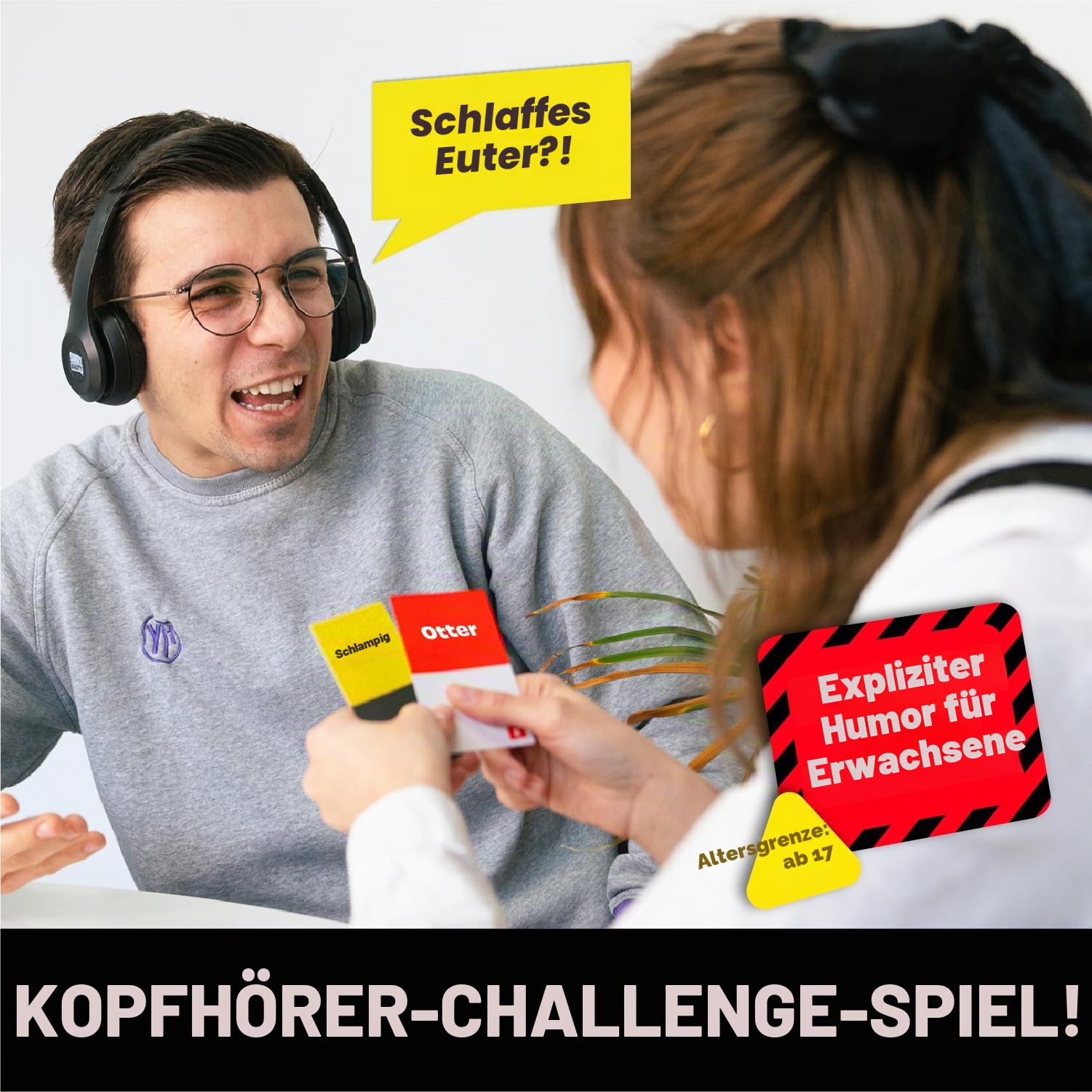 Lucky Egg Entschuldigung, was?! - Das Bad-Lip Lesespiel für Erwachsene - 17 Jahre +