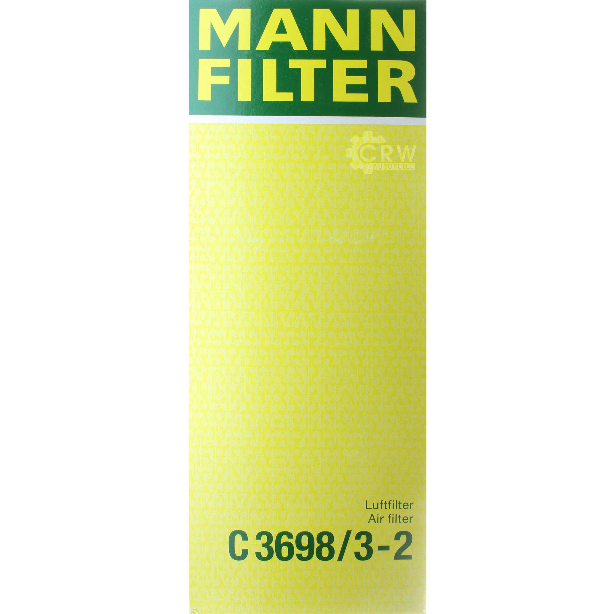 Paquete de inspección Kit de mantenimiento de filtros con filtro de aceite HU 718/5 x, filtro de aire C 3698/3-2, filtro de habitáculo CUK 2241-2, tornillo de cierre