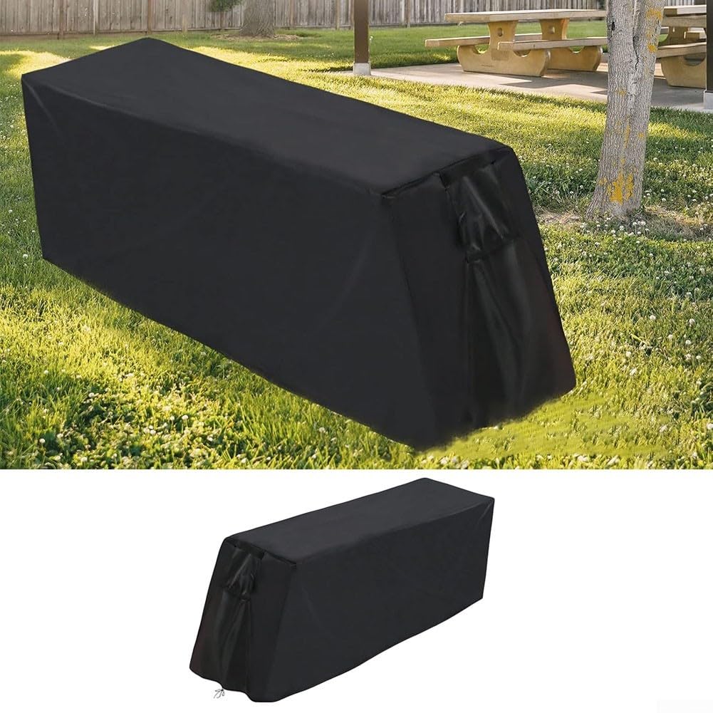 Funda de banco impermeable para equipo de gimnasio en casa, compatible con bancos de peso estándar y estaciones de entrenamiento ajustables para interiores y exteriores