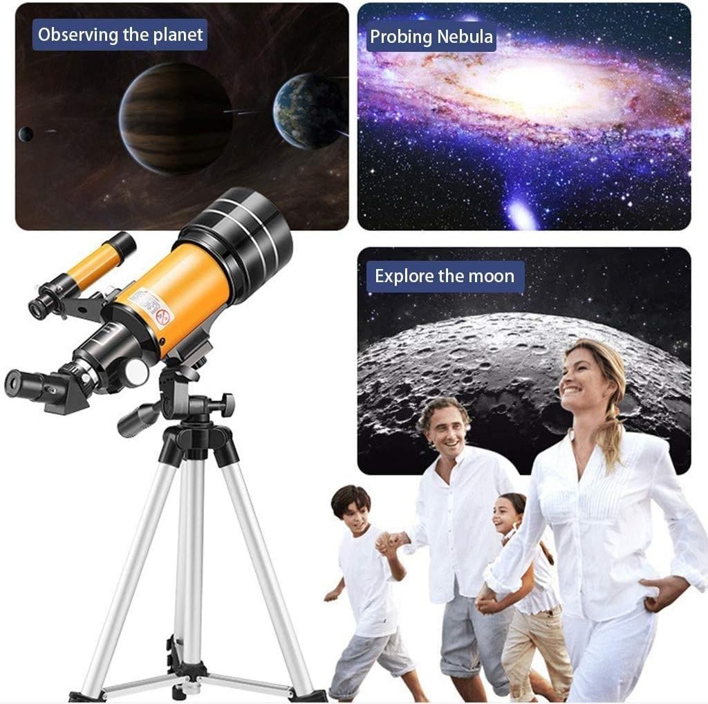 Refractor Telescope,Astronomical Refractor Telescope, Great Astronomy Gift for Kids to Explore Space, View Moon and Planets