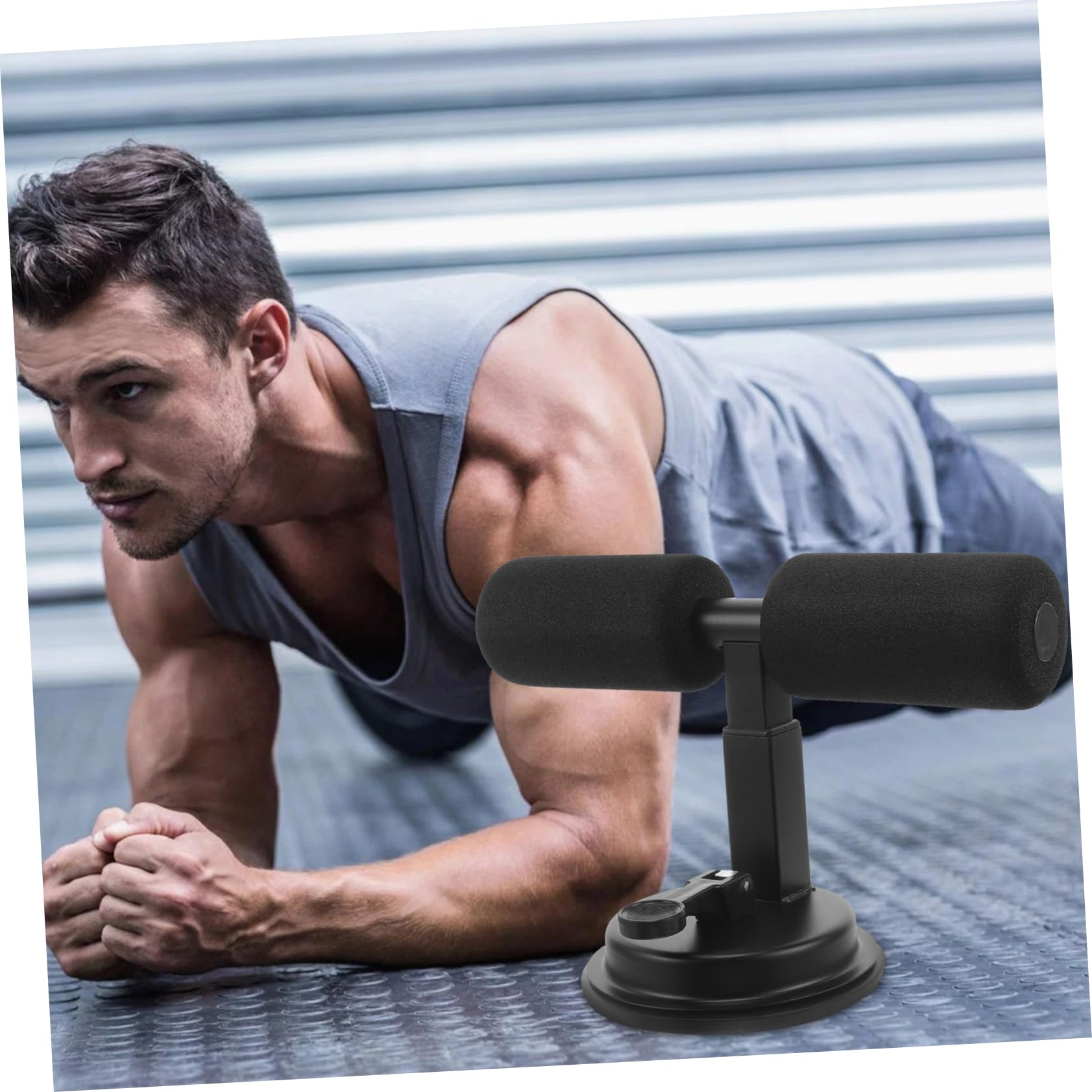 SUPVOX Portable Sit-up Assist Device Suction Cup Fitness Equipment for Home Workout