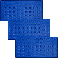 Vista 18 de Wall Control - Tablero de clavijas para pared, paquete de 3 tableros de clavijas horizontales de metal de 16 pulgadas de alto x 32 pulgadas