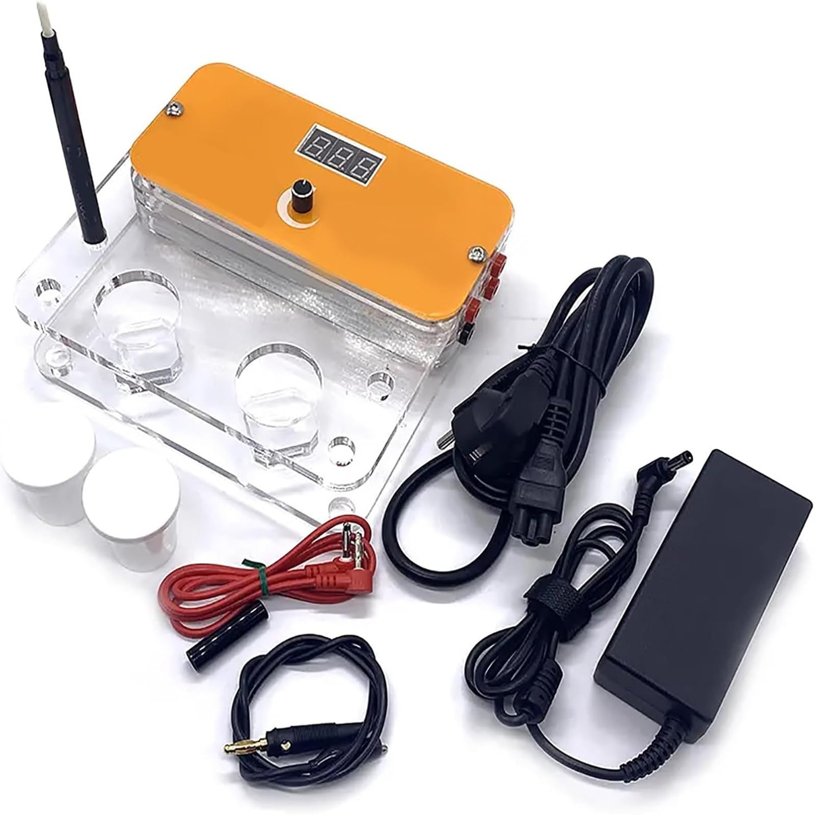 Kit de chapado en oro, herramientas de galvanoplastia para joyas, equipos de chapado en plata y oro, adecuado para aplicaciones de oro, plata y oro rosa
