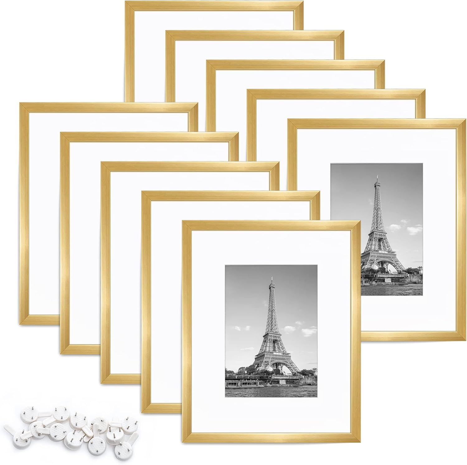 upsimples 8x10 Picture Frame Set of 10, Display Pictures