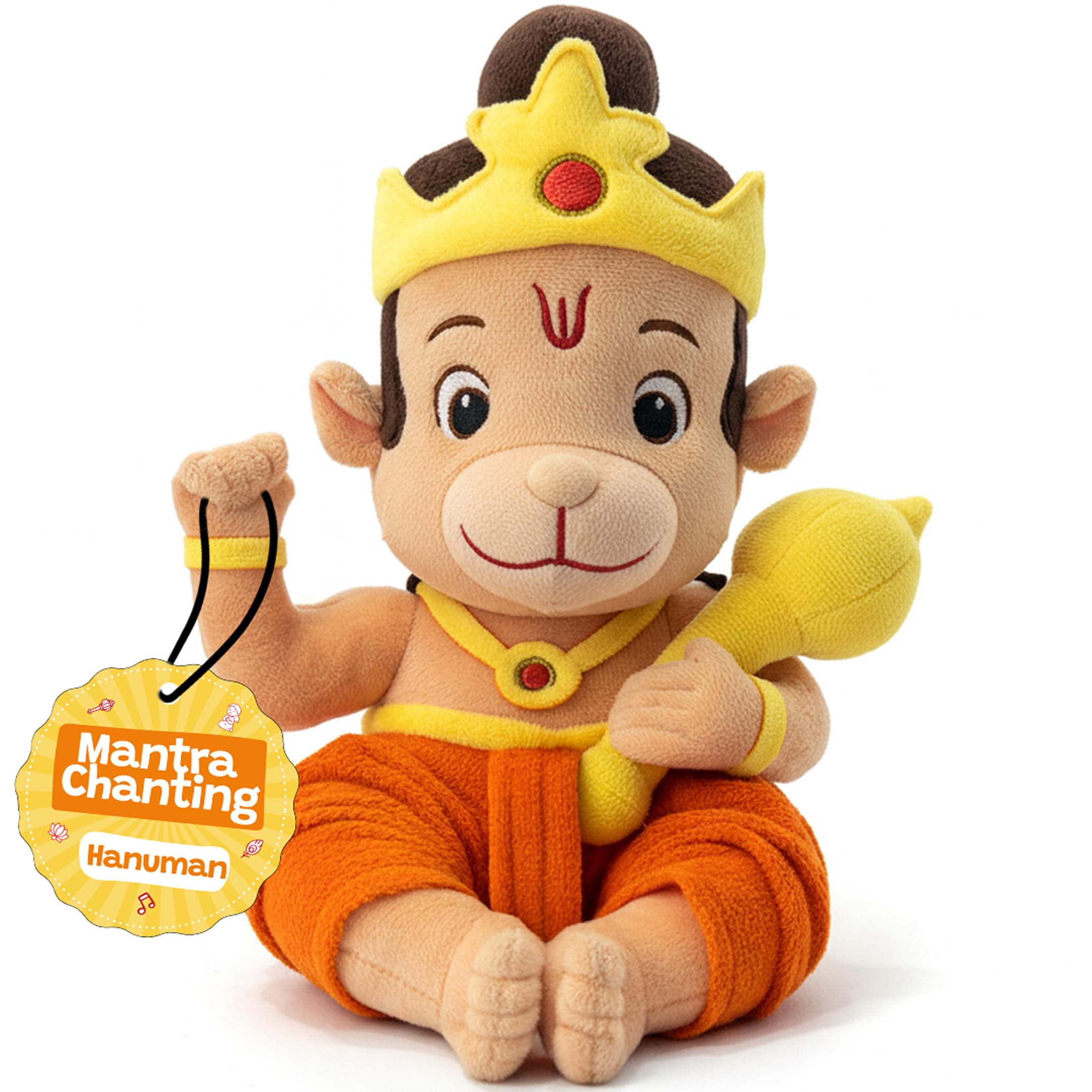 WonderBuddy Divine Mantra Chanting Baby Krishna with 8 Preloaded Mantras & Aartis, Musical Soft Plush Toy, Best Birthday Gift for Infants, Toddlers & Kids (Medium - 28 Cm) — Amazon image 11