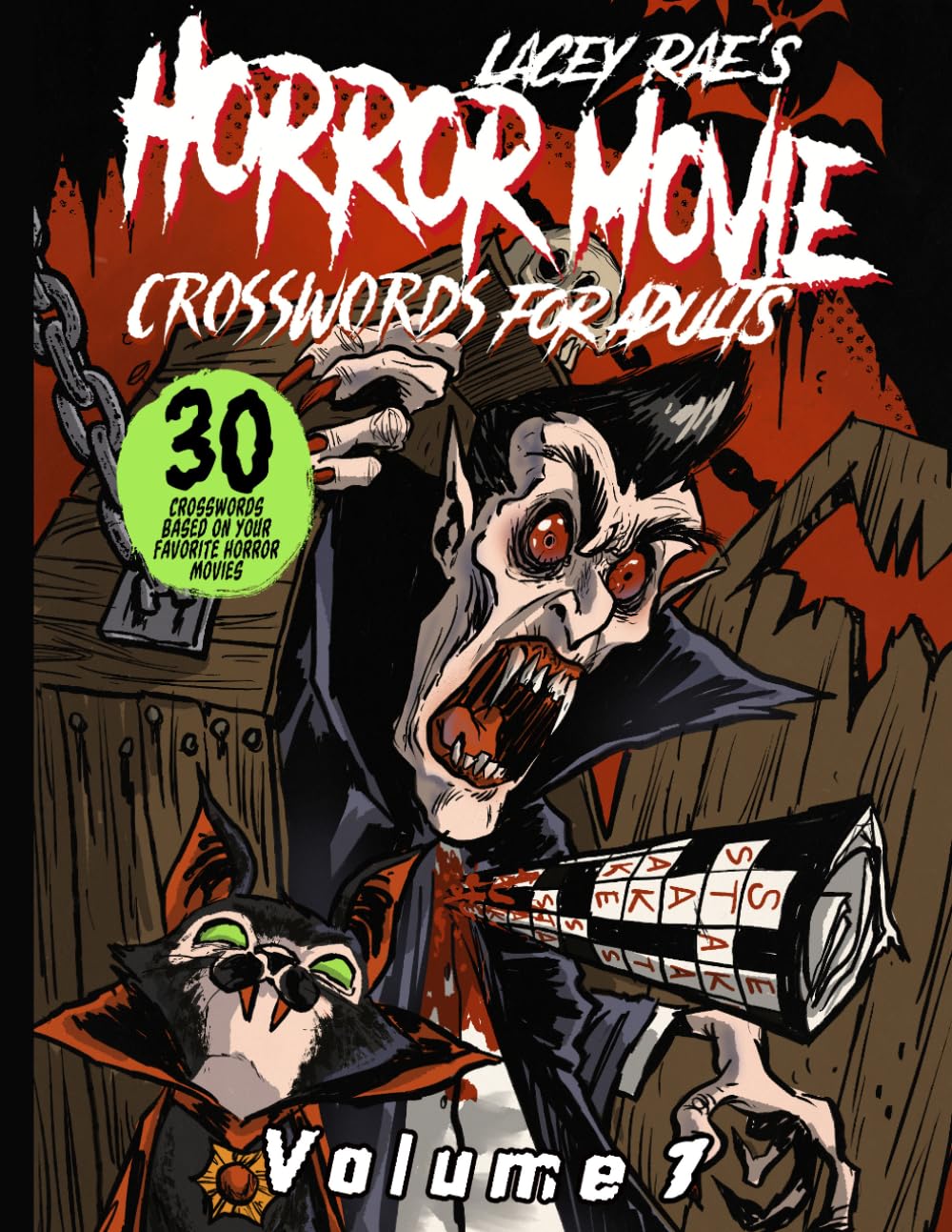 Horror Movie Crosswords Volume 1 (for Adults): Second Edition (Horror Activity Books (for Adults))