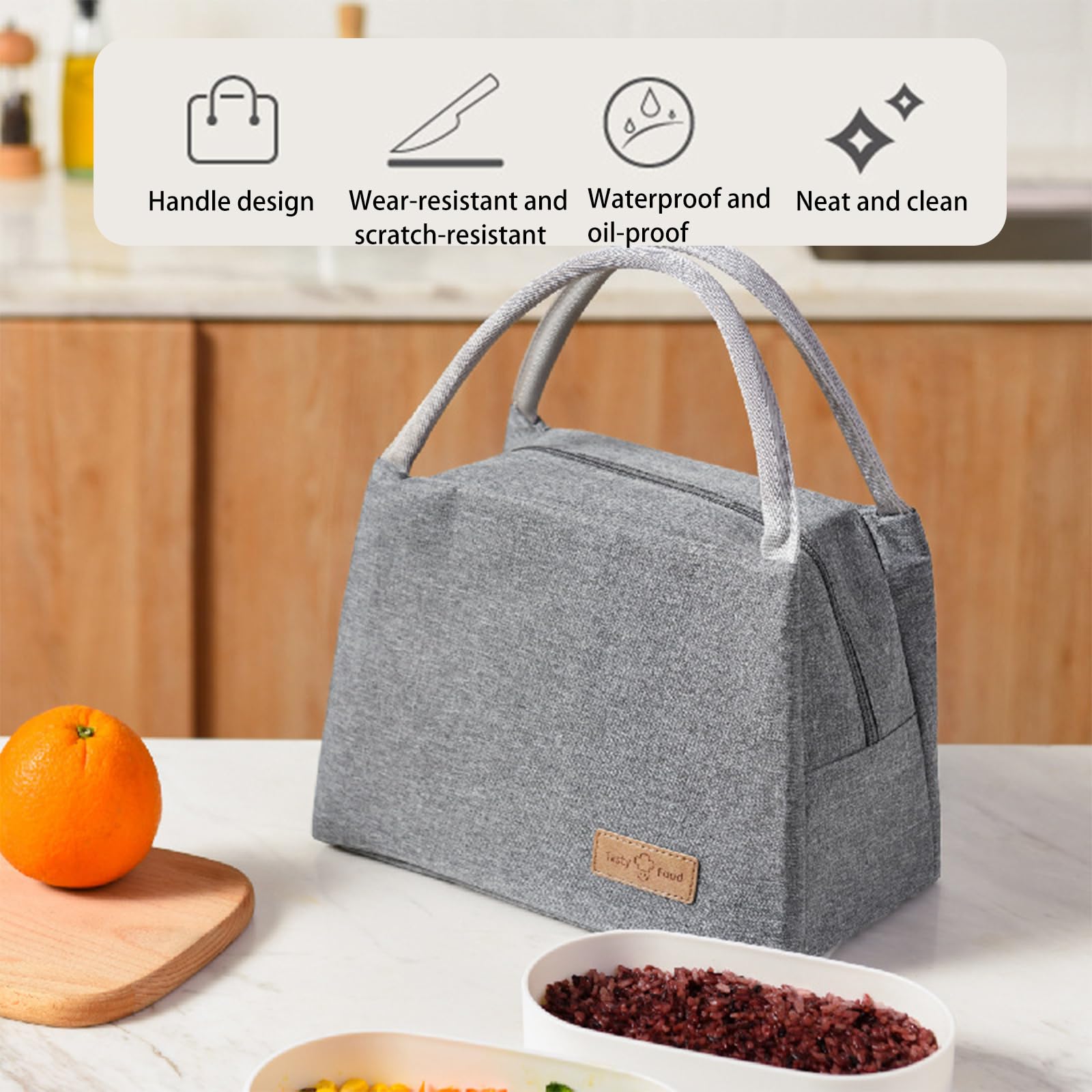 Borsa Termica Portapranzo Kurromi - Mantiene Caldo E Freddo Per Scuola/Ufficio