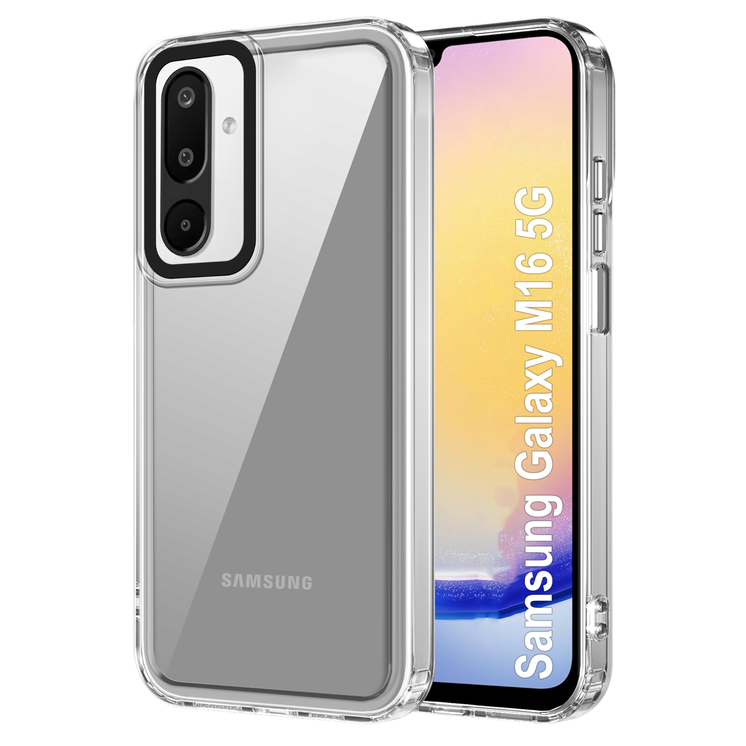 amazon basics Back Case Cover for Samsung Galaxy M16 5G | Compatible for Samsung Galaxy M16 5G Back Case Cover | Case Co
