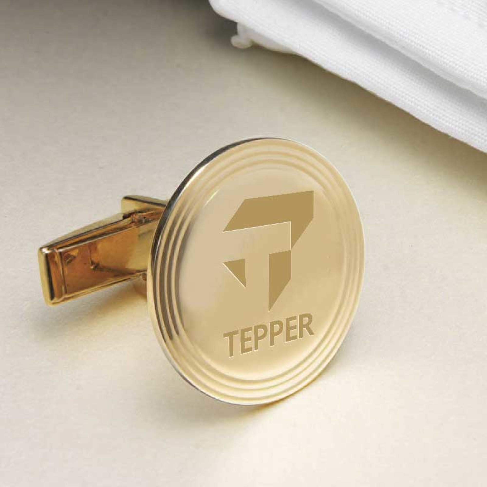 M. LA HART Tepper 14K Gold Cufflinks