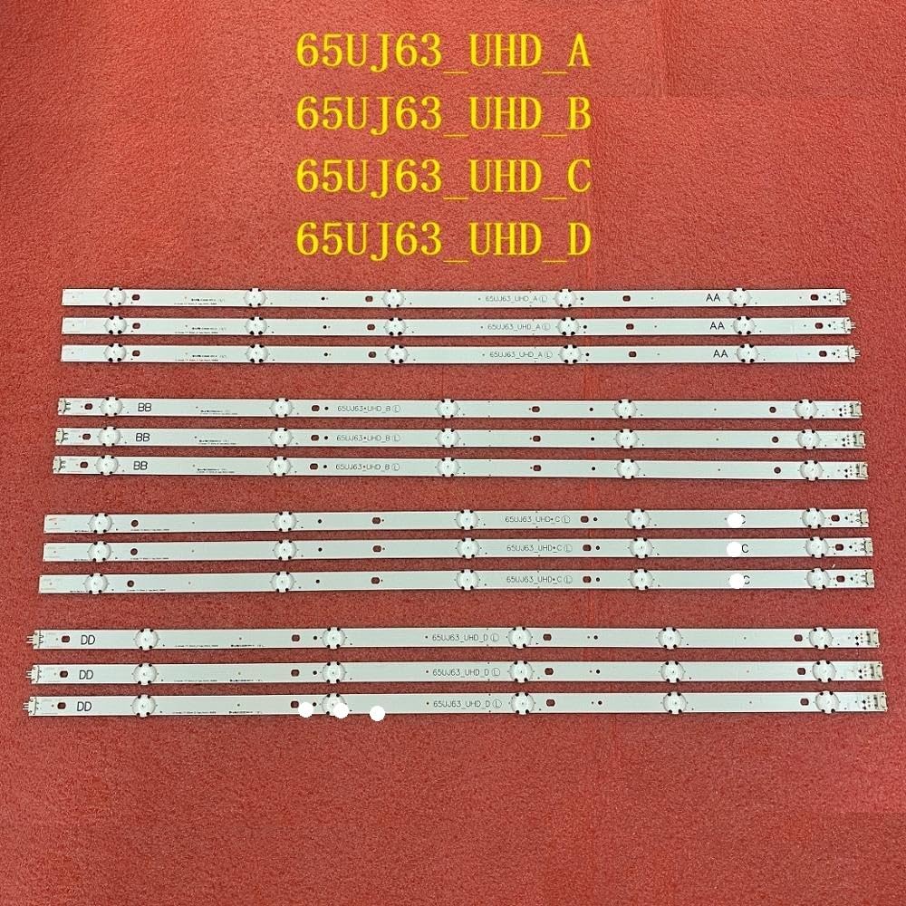 Tira Luminosa Tv Tira de LED para 65UK6100PLB 65UJ630Y 65UJ630V 65UK6100PLA 65UJ5500 65UK6100 65UJ63_UHD_A 65UJ6300 65UJ634V
