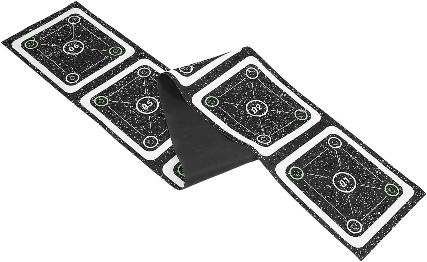 GANAZONO Agility Ladder Training Mat for 6-Section Non-Slip Rubber Agility Ladder Pad for Speed and Footstep Workout for Soccer Football