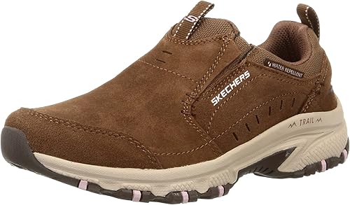 Skechers Femme Hillcrest Chaussure de randonnée, Marron, 37 EU Large