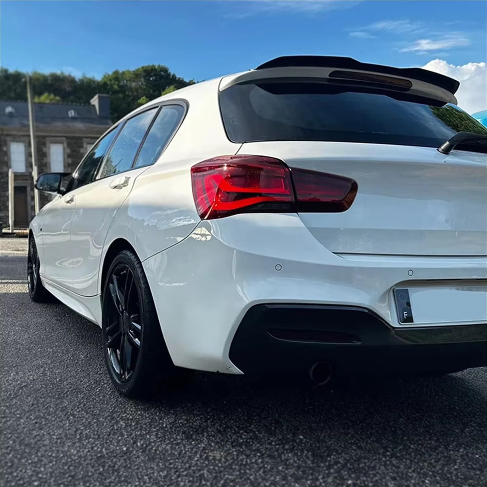 Spoiler Posteriore Per BMW Serie 1 Hatchback F20 F21 2012-2017 2018 2019 2020 Spoiler Posteriore Per Baule Spoiler Posteriore Per Tetto Sport Racing Alettone Posteriore(Gloss Black)