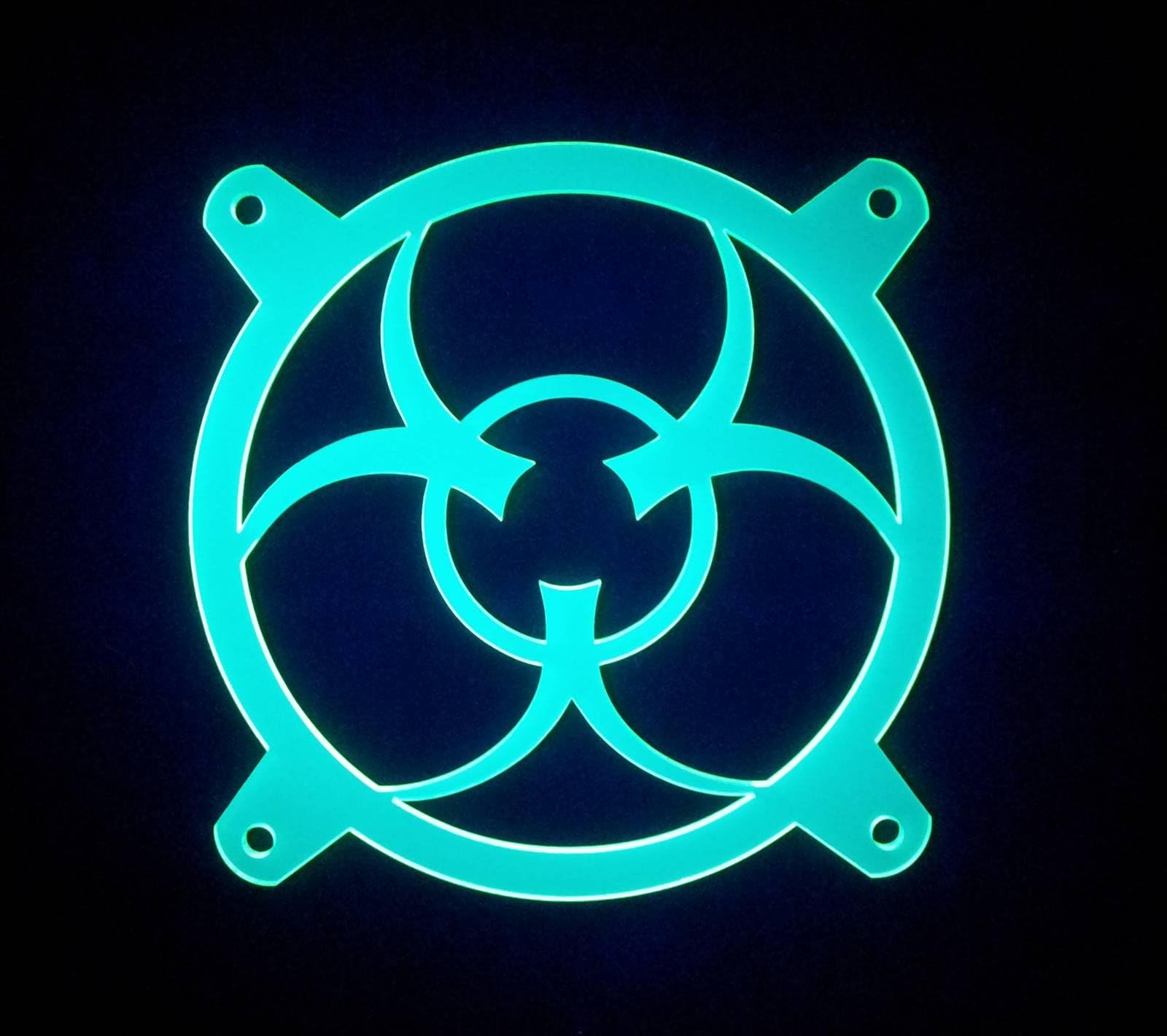 Custom Dragon Computer Fan Grill - 200mm Acrylic PC Case Decoration