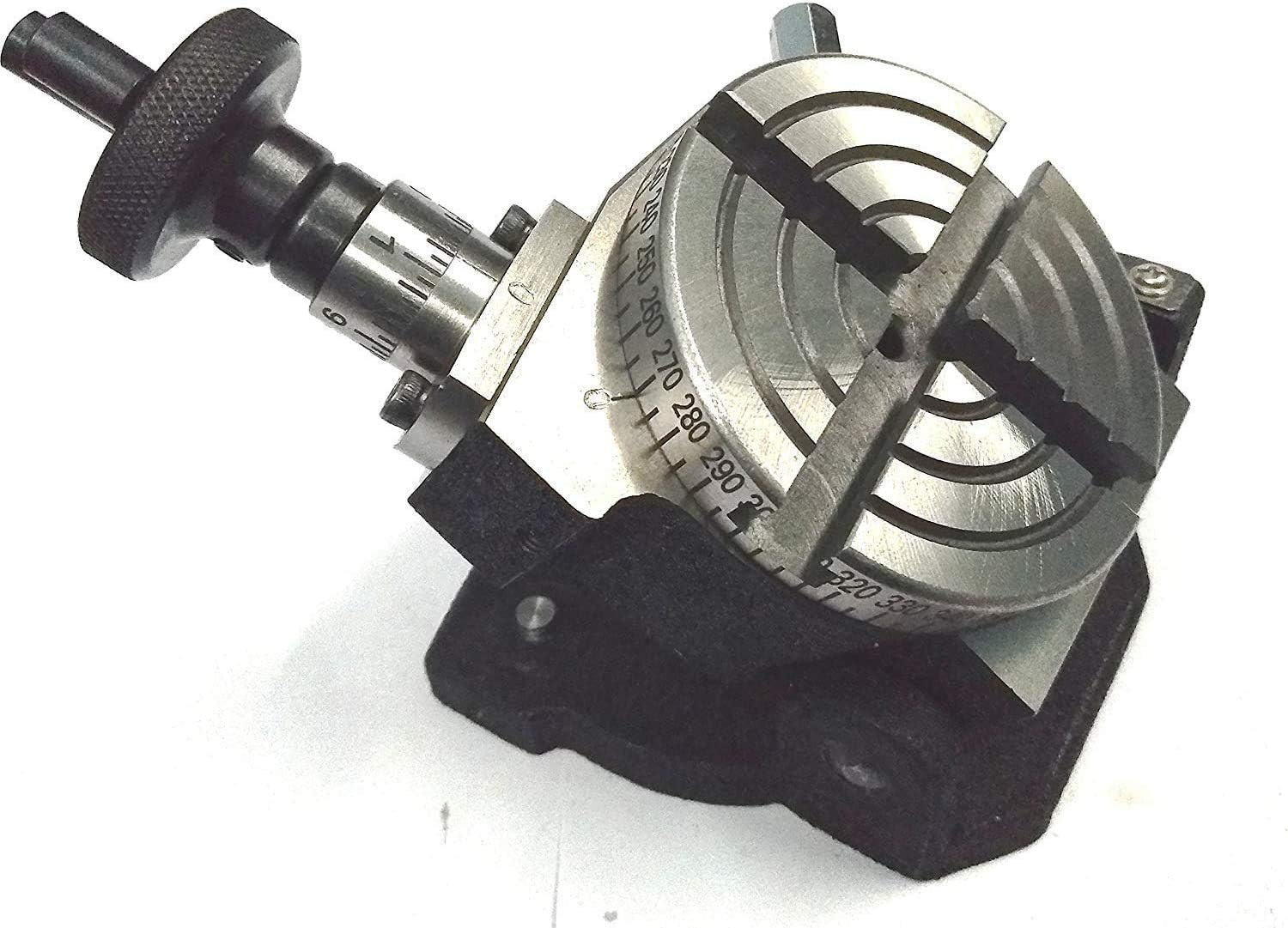 Flash Deals - 70% OFF 3 Inch (75 mm) Quality Tilting Rotary Table for Milling Machines Precision Quality Rotary,Milling,Indexing machine Table Milling Vice Vise
