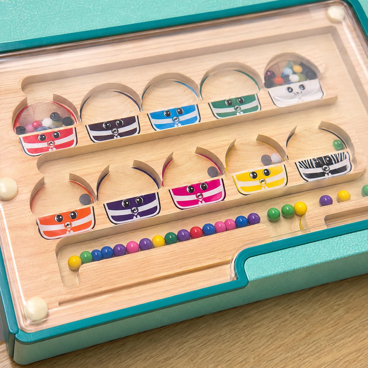 Juego Mesa Interactivo, Juguete Educativo Plástico para Niños 3+, Actividad Familiar Interior