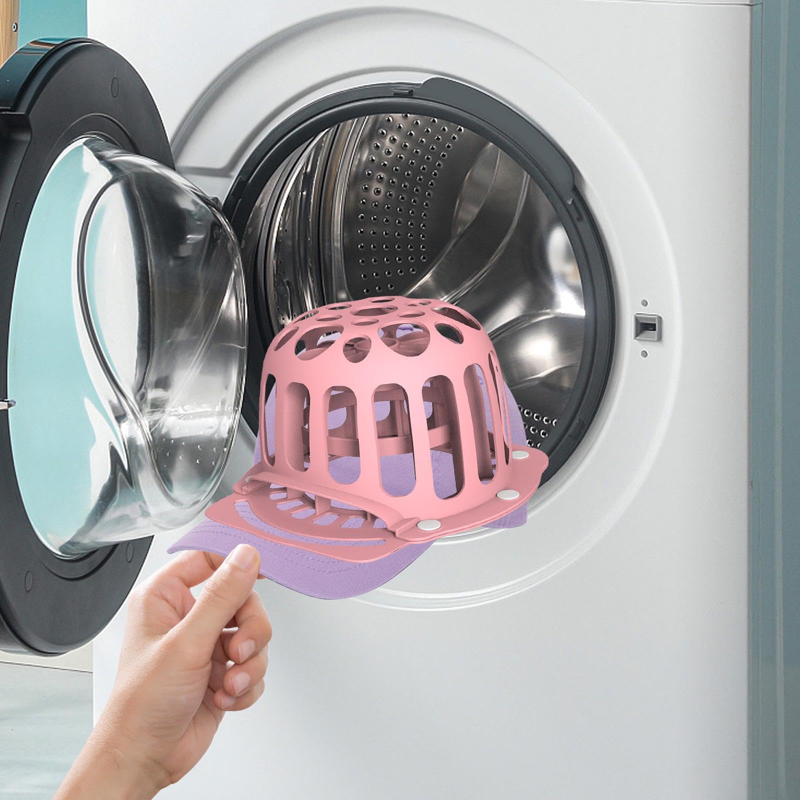 Cage De Lavage Pour Casquette De Baseball - Protège La Forme, Anti-déformation, Pour Machine à Laver - En PP Léger Et Résistant