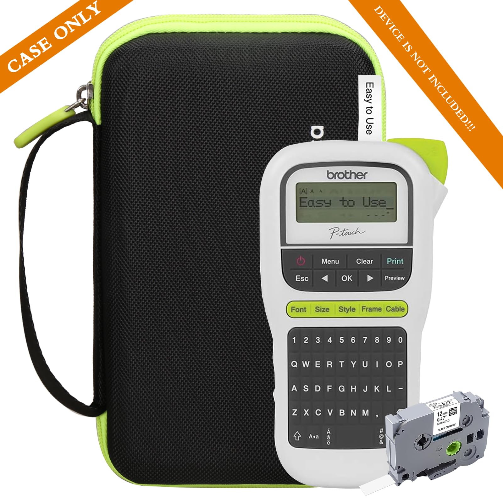 Aproca Hard Storage Travel Case, For Brother P-Touch PTD600 / PT