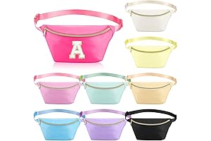 9 Pieces Value Pack Fanny Pack for Women Men