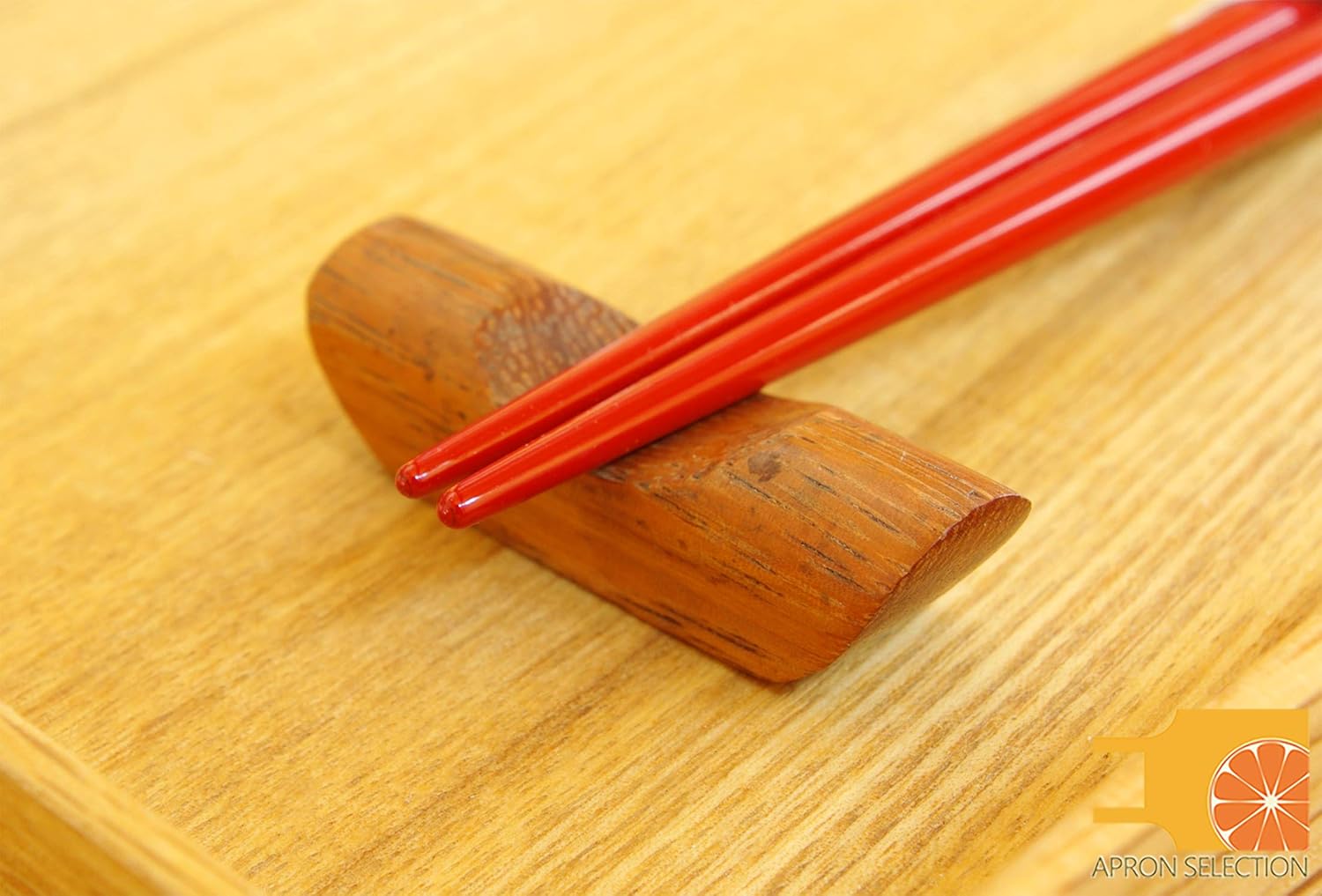 Hashimoto-Kousaku Wajima Japanese Natural Lacquered Wooden Chopsticks Reusable in Gift Box, Seasonal Scenery Naminotori (Vermilion) Made in Japan, Handcrafted
