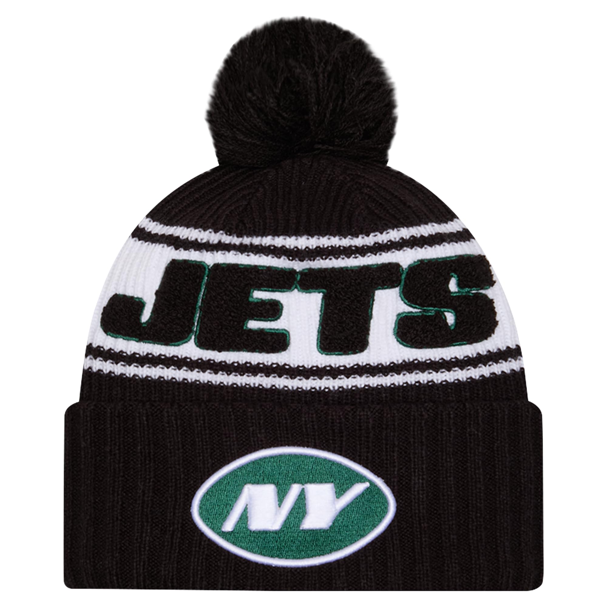 New Era NFL Sideline Knit Beanie - New York Jets Black