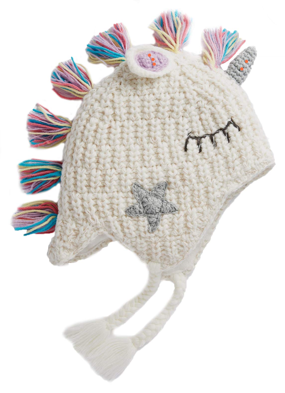 Gifts Treat Unisex Kids White Dino Boys Girls Knitted Dinosaurs Hats, Cartoon Kids Winter Warm Cute Hat For 7-10 Years Old Kids