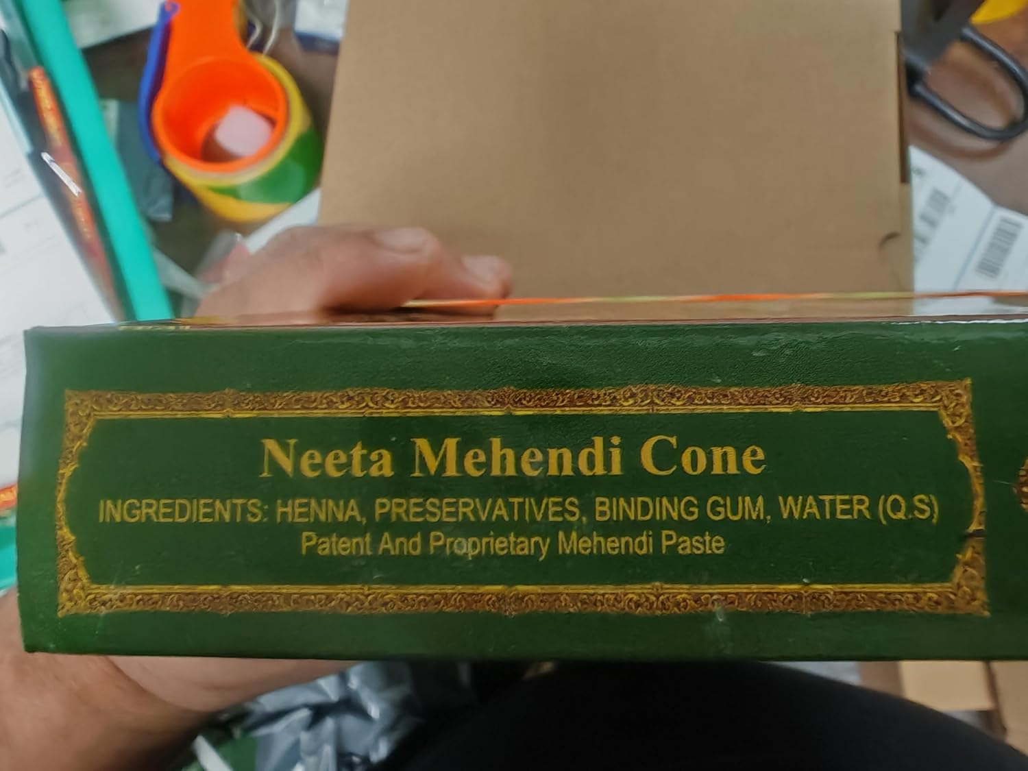 4 Pack 100% Natural Mehendi Cone Henna Paste Temporary Tattoo Paste| Each cone 30 grams | Indian Body Art Painting Drawing Tattoos Freckles (Reddish Brown Color) - Image 8