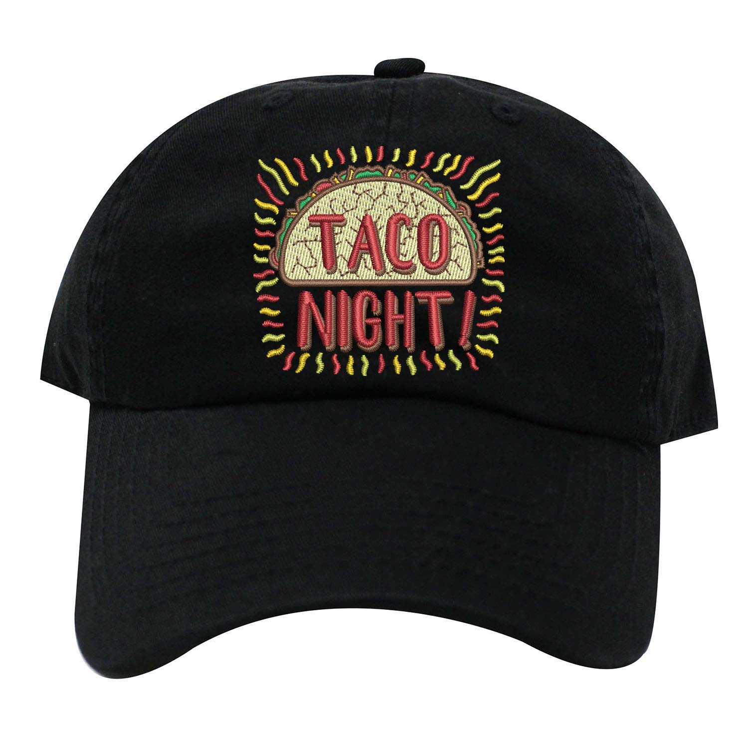Taco Night Summer Unstructured Cotton Baseball Caps 21 Colors