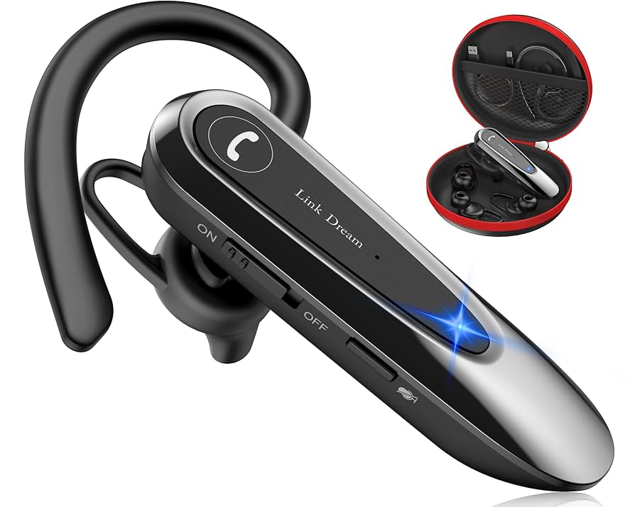 Bluetooth Earpiece Link Dream Wireless CVC8.0 Headset for