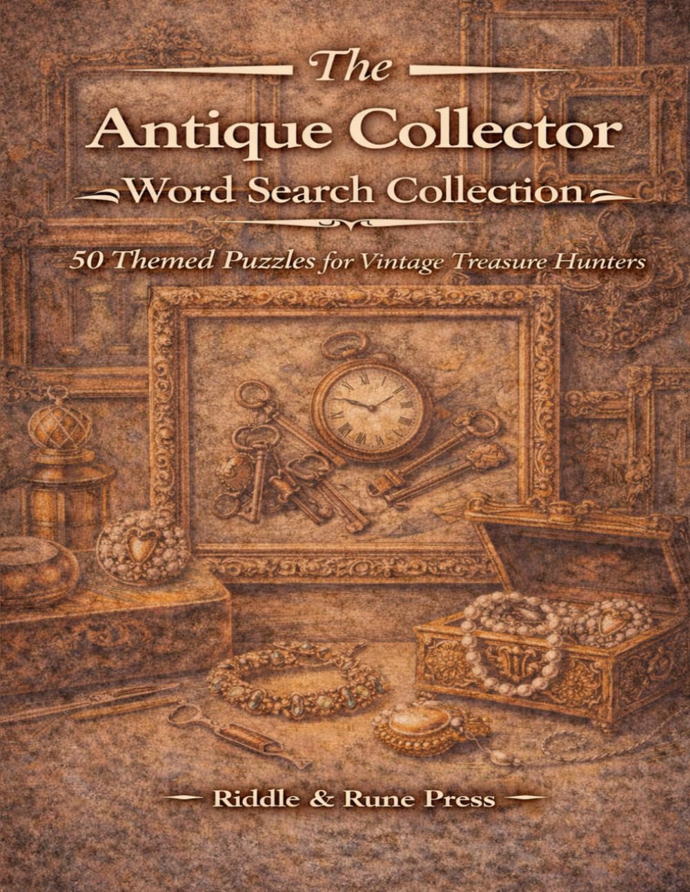 The Antique Collector Word Search Collection: 50 Themed Puzzles for Vintage Treasure Hunters