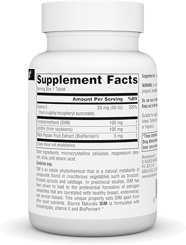 Miniatura 2 de Source Naturals DIM (diindolilmetano) 0.0035 oz, SN1520, 1, 1