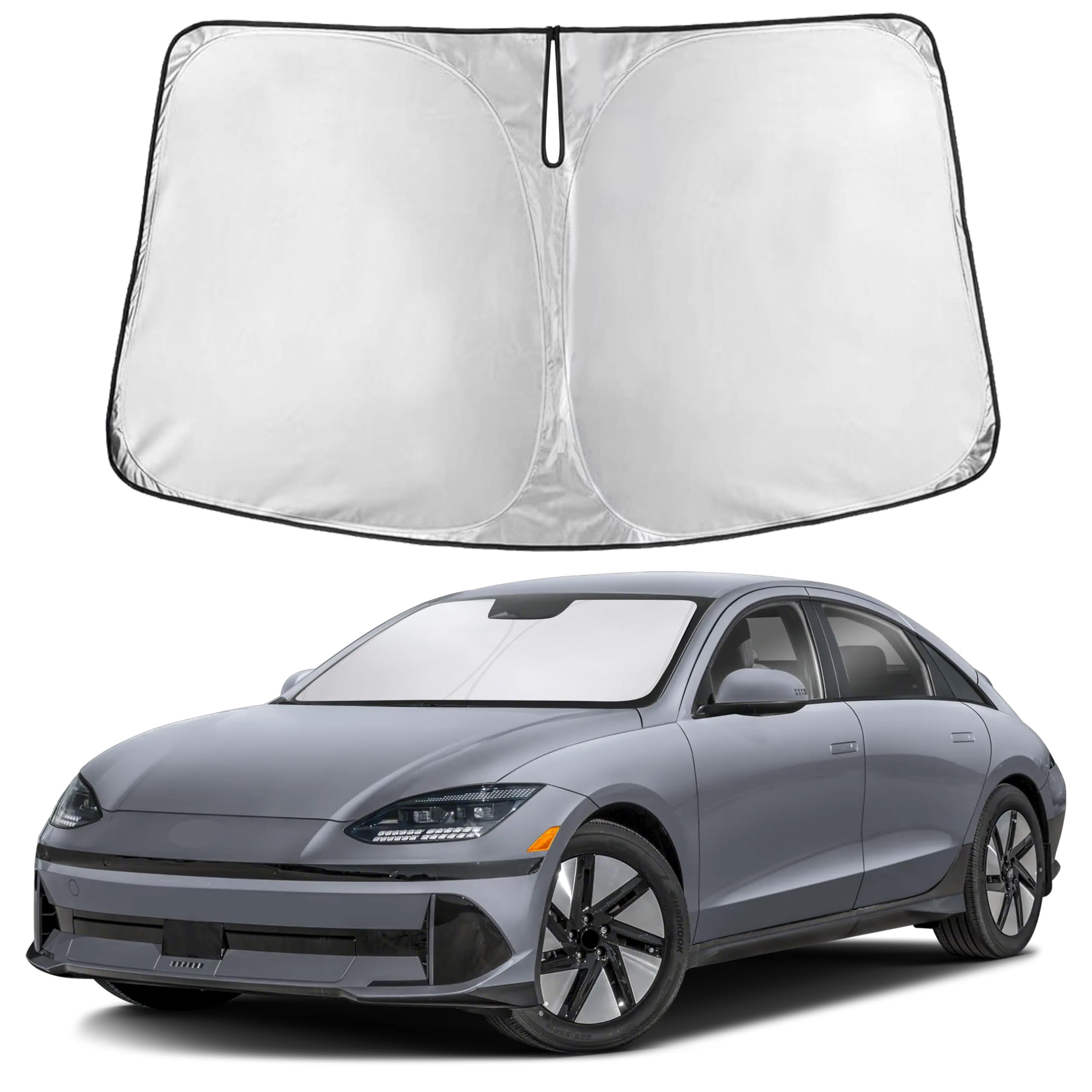 EcoNour Windshield Sunshade Compatible for Hyundai Ioniq6 2023 2024 2025
