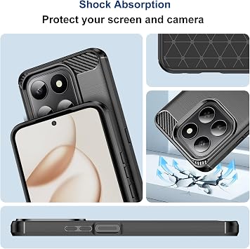 Case for Honor 400 Smart 5G/4G, Slim Fit Phone Cover, Black
