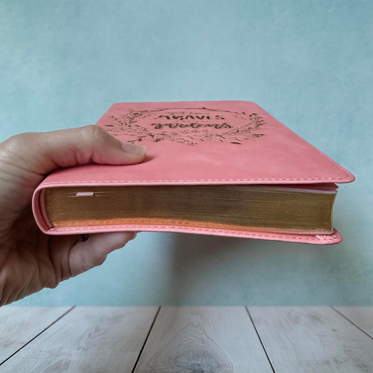 JOY CREATIVE CSB Bible | Pink | You Turn Graves Into Gardens | Includes Option to add Engraved Name | Personalized and Customizable Gift