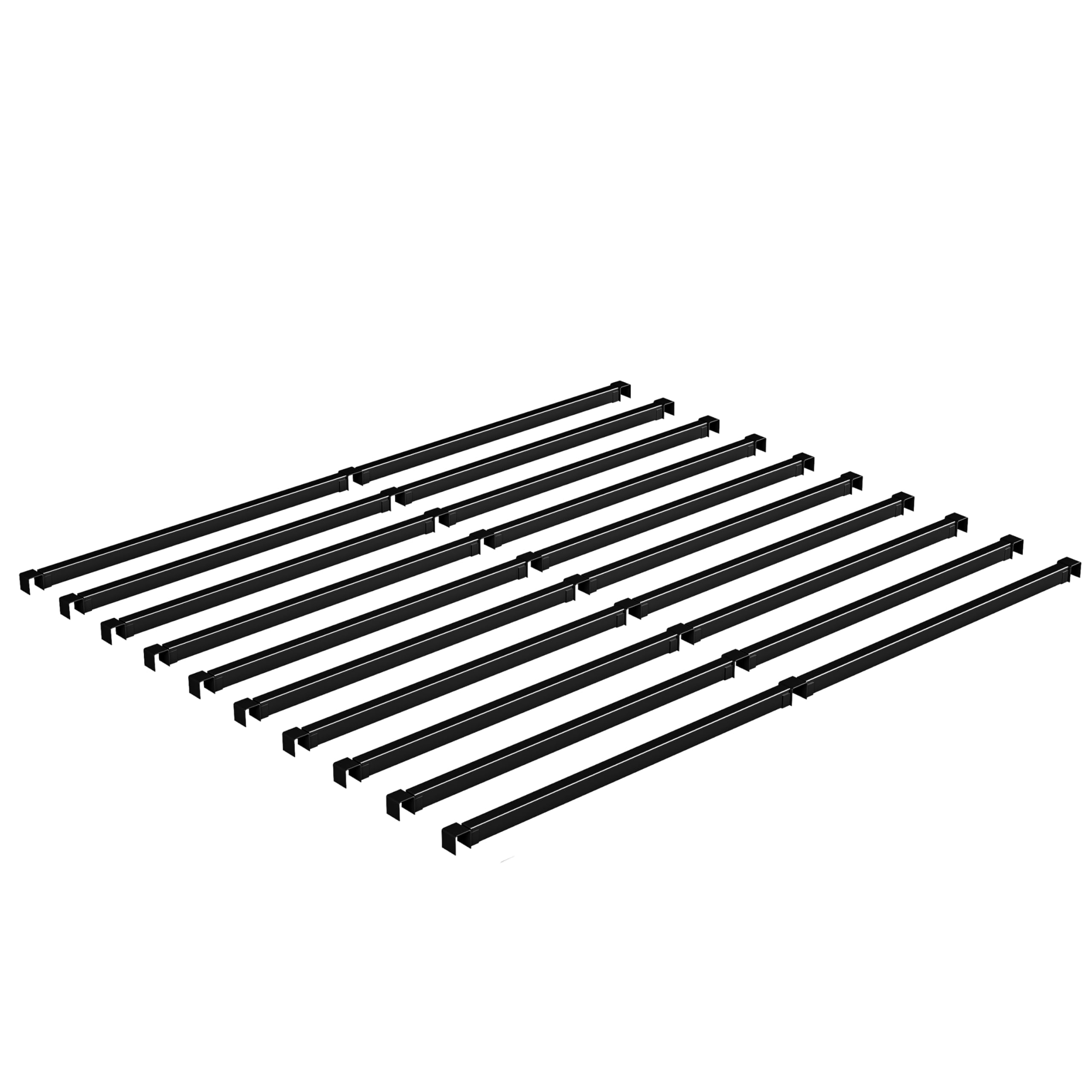 LAKKURI Metal Slats for Queen Bed Frame, Queen Bed Frame Slats