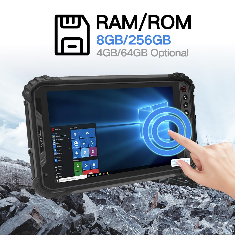 Amazon.co.jp: RUGPDATECH 工業用ミリタリースタンダード 8インチ 8G+