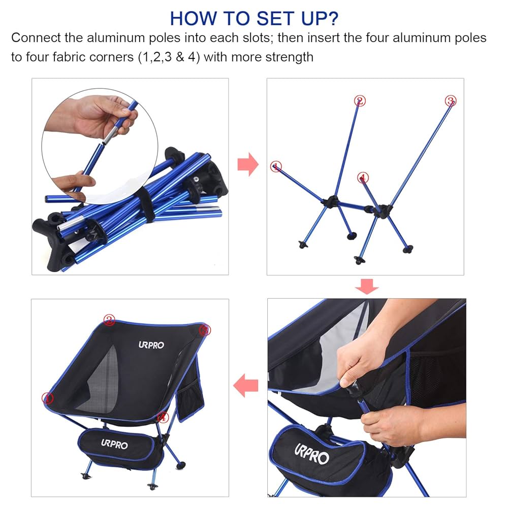 Portable Chair Camping Chairs Folding Chair Ultralight Camp Chair With