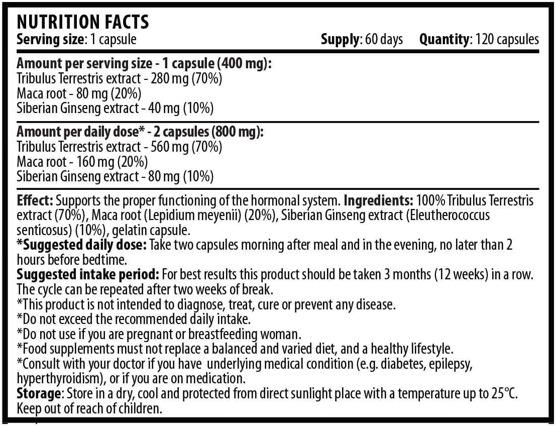 Tribulus for Women, 120 count (Pack of 1) - Image 3