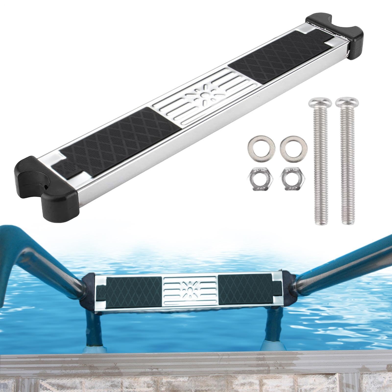 Scaletta A Gradini Per Piscina Interrata Antiscivolo | Piolo Per Scala Da Piscina Per Professionisti Appaltatori Proprietari Hotel Resort Aree E Parchi Cortili Giardini E Patii