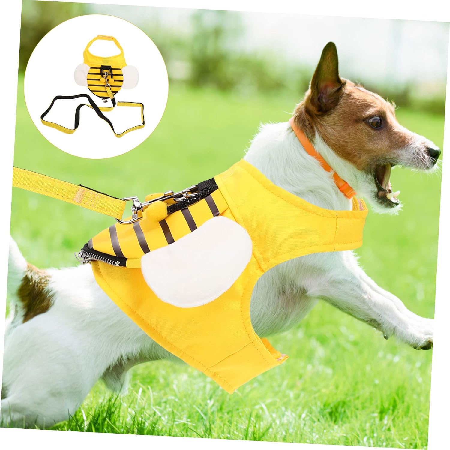 Toddmomy 1set Adorable Cat and Leash Wear-Resistant Vest for Dogs and Cats Lightweight Comfortable Pet Accessory for Outdoor Walking and Training