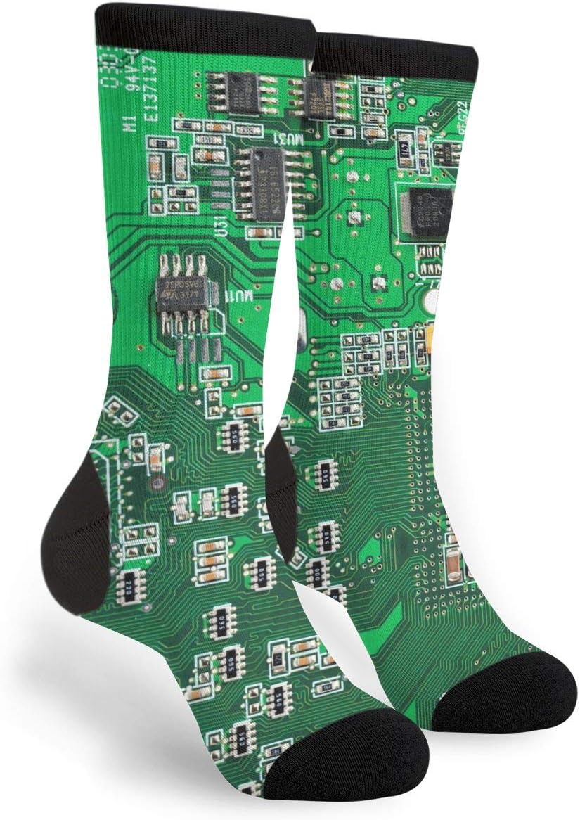 Unisex Adult Fun Cool 3D Print Colorful Athletic Sport Novelty Crew Tube Socks