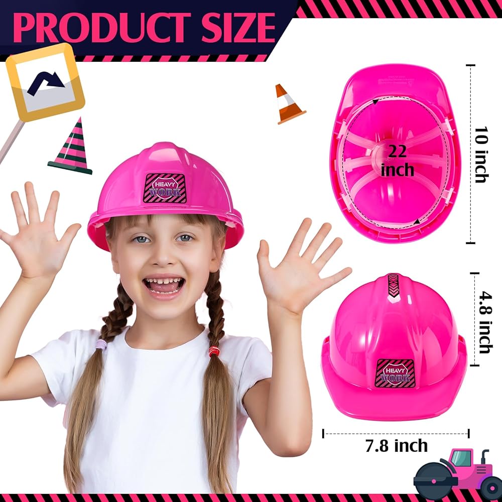 Amazon.com: Cutecrop 6 Pcs Construction Hats Plastic Hard Hat