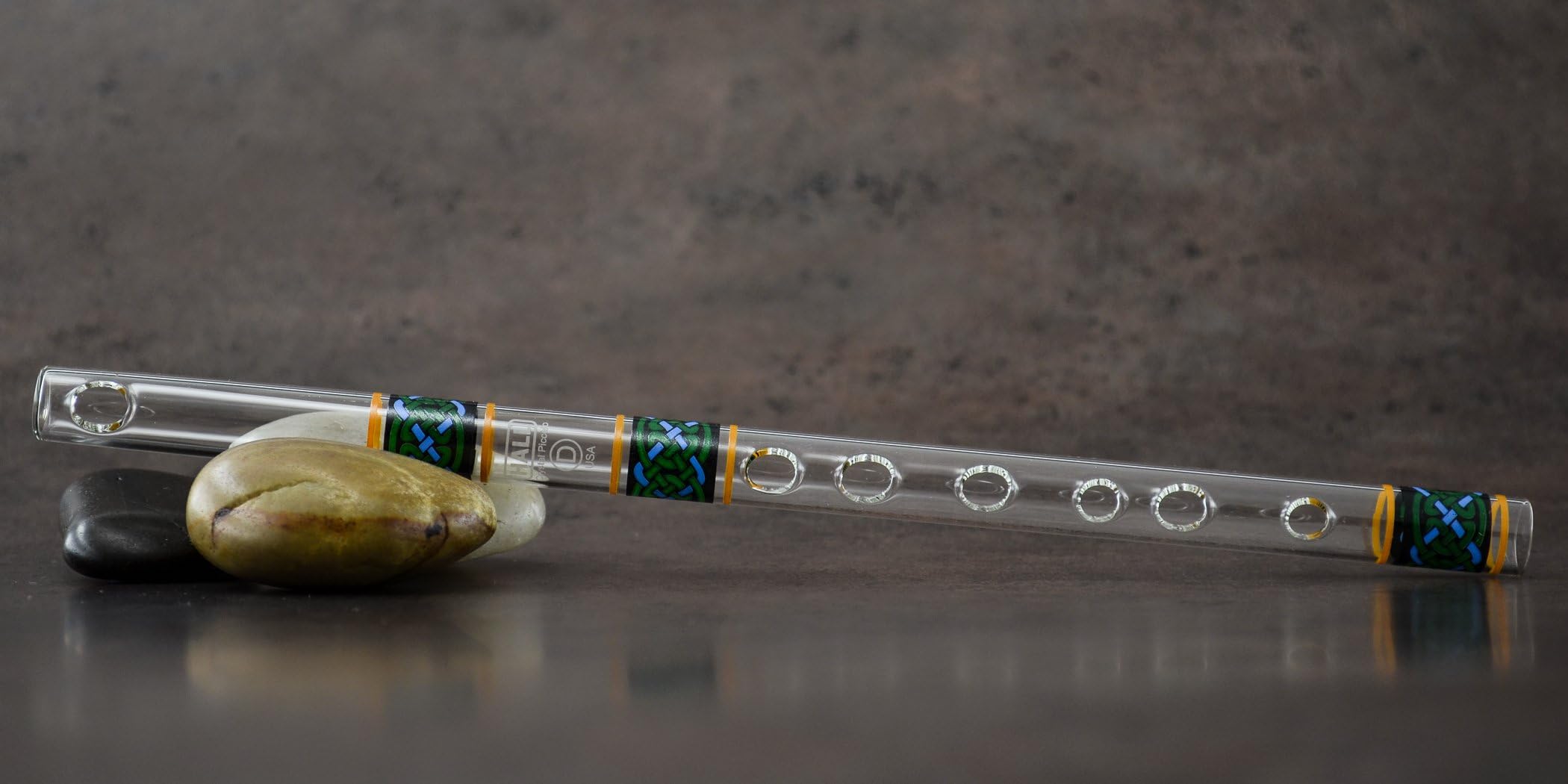 Hall Crystal Flute 11091 - Inline Glass Piccolo in D - Bristol Celtic