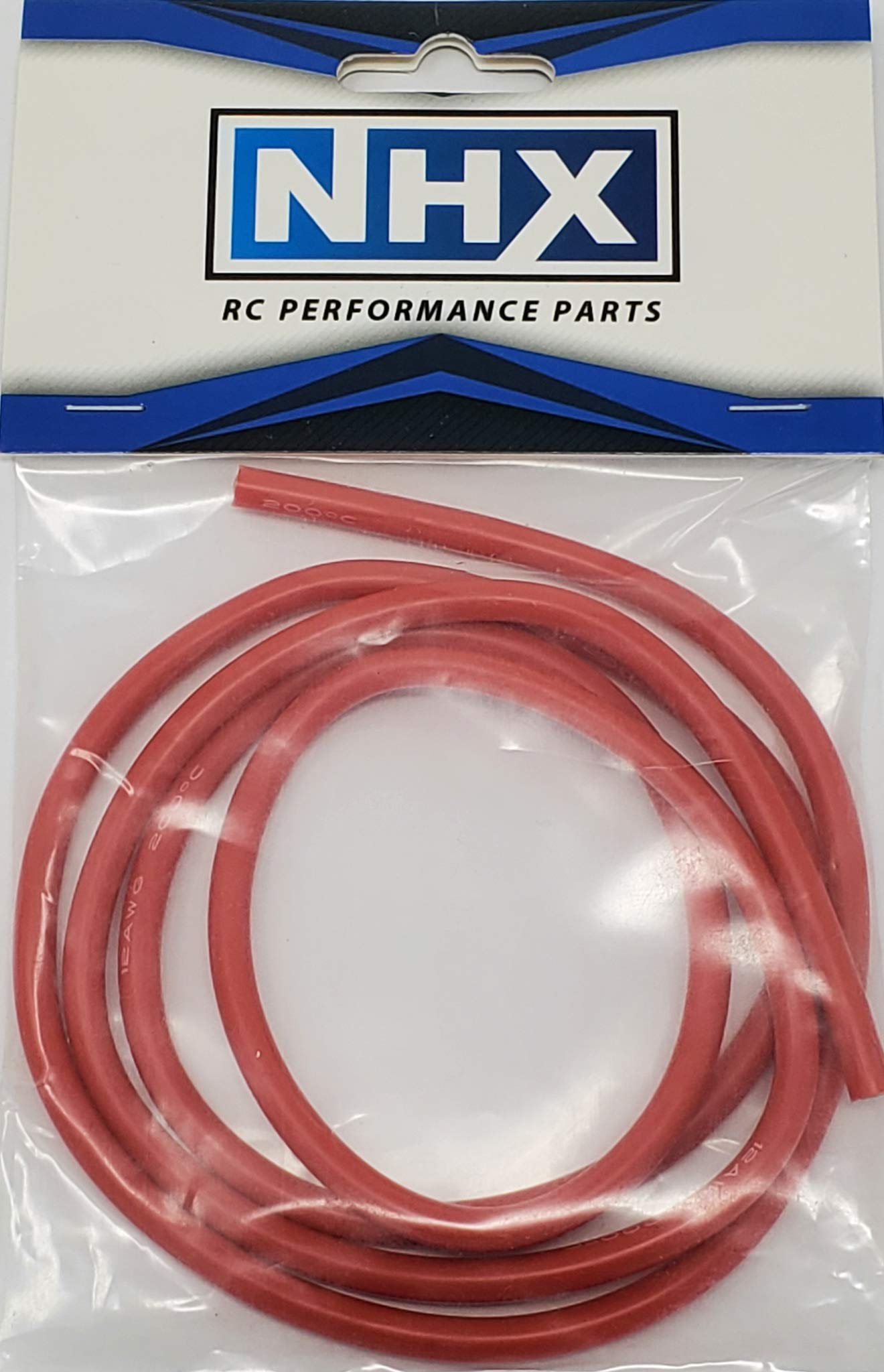 NHX RC Pro Silicone Wire 12 AWG Gauge 3 FT Red