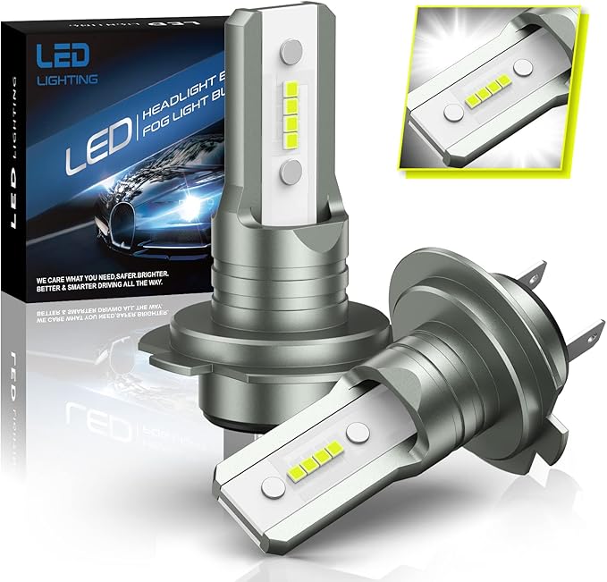 Sycreek H7 LED Headlight Bulbs,16000LM 6500K Cool White,H7 Headlight