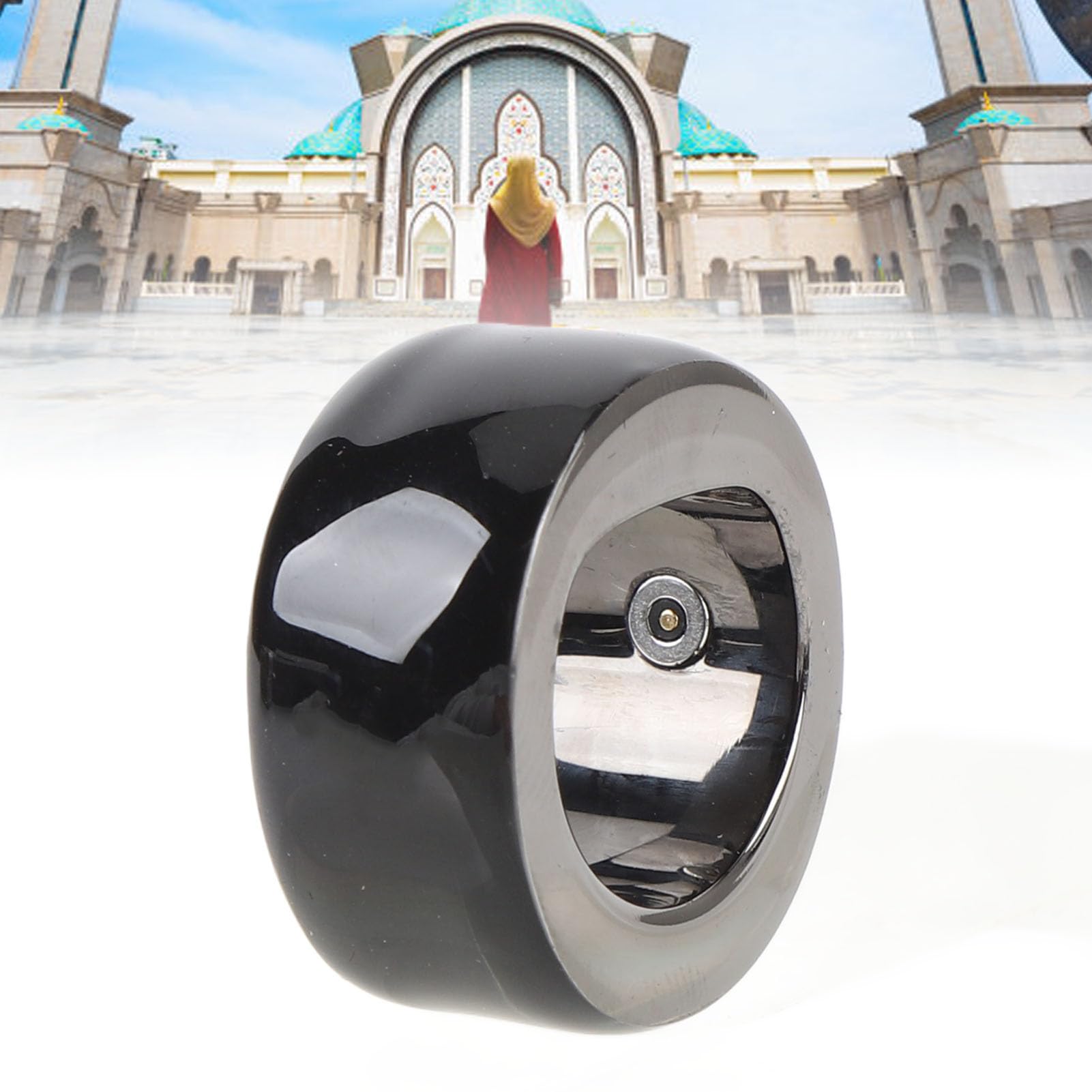 Smart Ring, Tracker Fitness e Salute con Durata della Batteria di 7 Giorni IP67 Resistente All'acqua, per il Monitoraggio della Frequenza Cardiaca del Sonno Attivo (10)