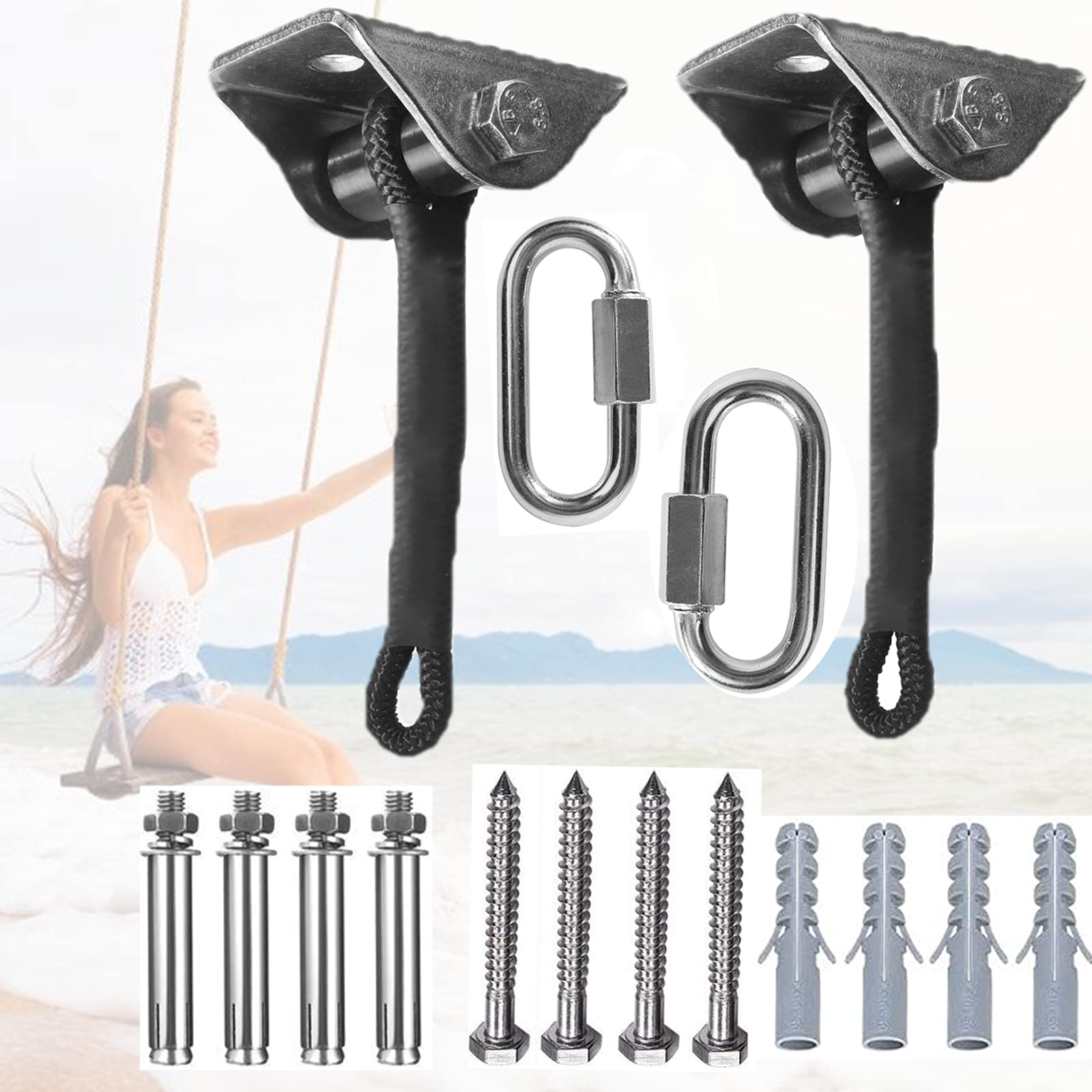 Buy TOCO FREIDO Upgraded Heavy Duty Swing Hangers, 1000 lb Capacity